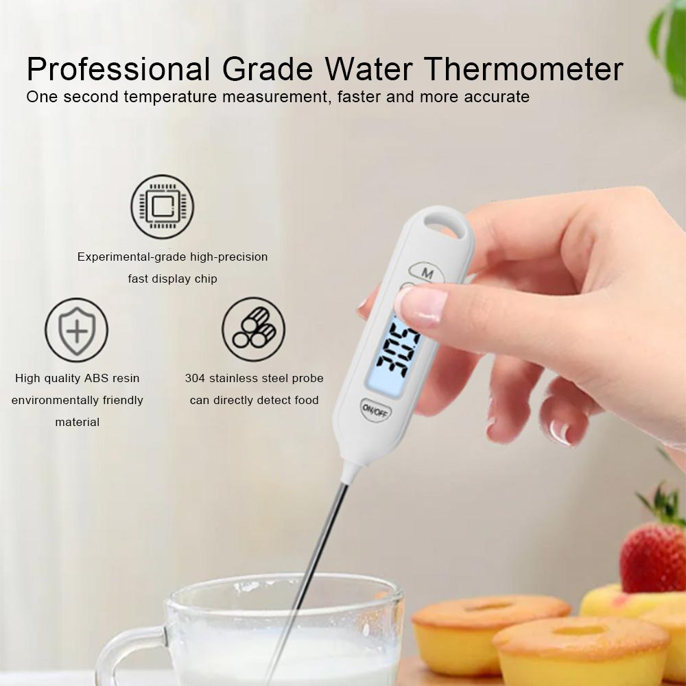 Convenient Food Thermometer Barbecue Electronic Digital Display Thermometer -50℃-300℃ Water Temperature Milk Kitchen Supplies