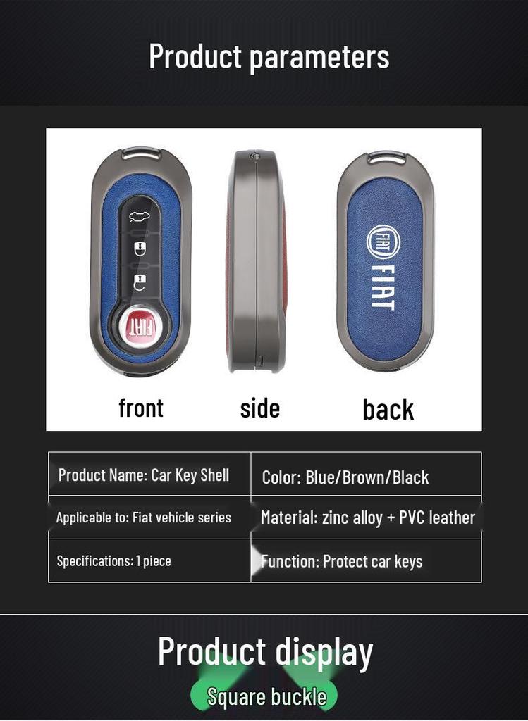 Fiat 500 Bravo Iveco Eurocargo Key Case: Premium Remote Control Protective Shell for Men and Women