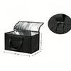 Thermal Insulated Food Delivery Bag Tear Resistant Aluminum Foil Lining Reusable Zipper for Commercial Food Delivery Service