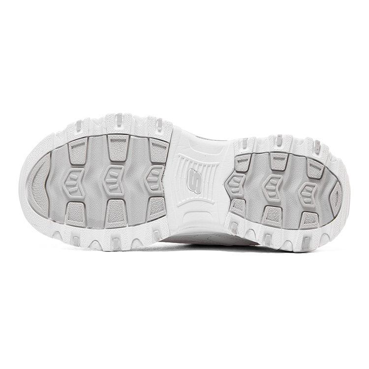 Skechers D'LITES Kids Lifestyle Shoes White Teenagers 302539L-WSL