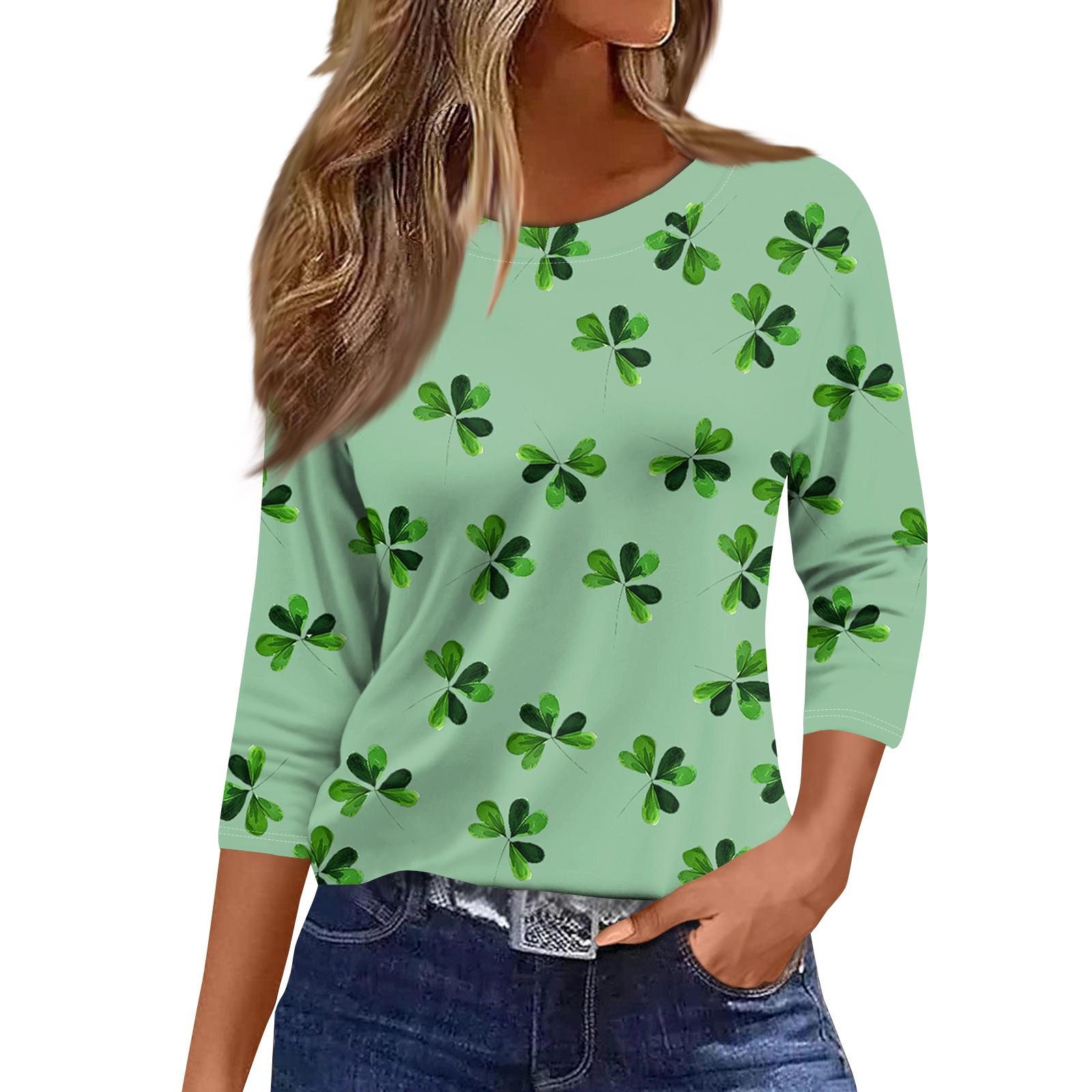 

Женские топы с рукавами 3/4, цветочный принт, винтажная мода, повседневные свободные рубашки с круглым вырезом больших размеров XL