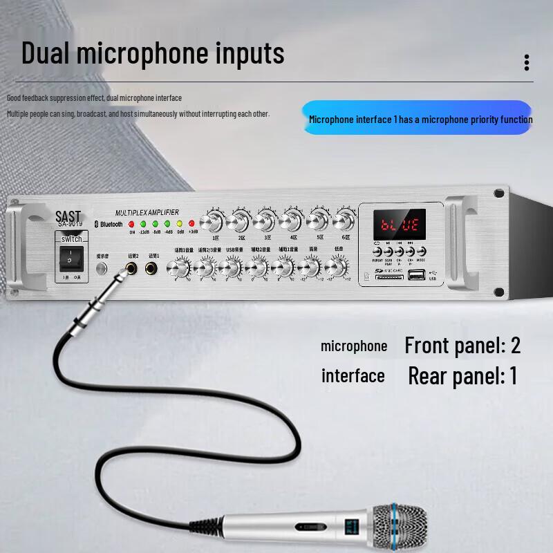SAST AV298 40W Outdoor Waterproof Speaker System CN Plug (adapter Included)
