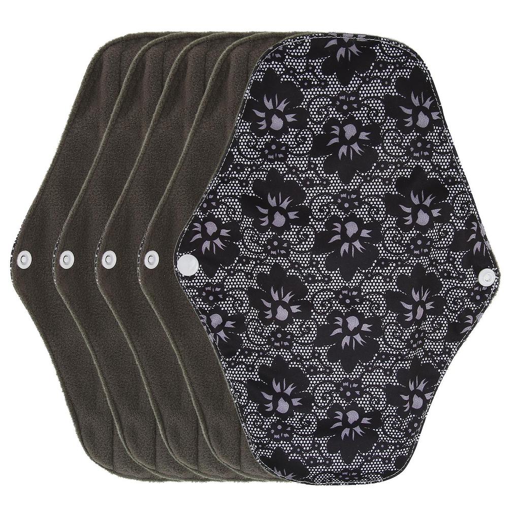 Lot of 5 Washable and Reusable Sanitary Pads for Women, Leak-proof Hygienic Protection for Incontinence (M05)