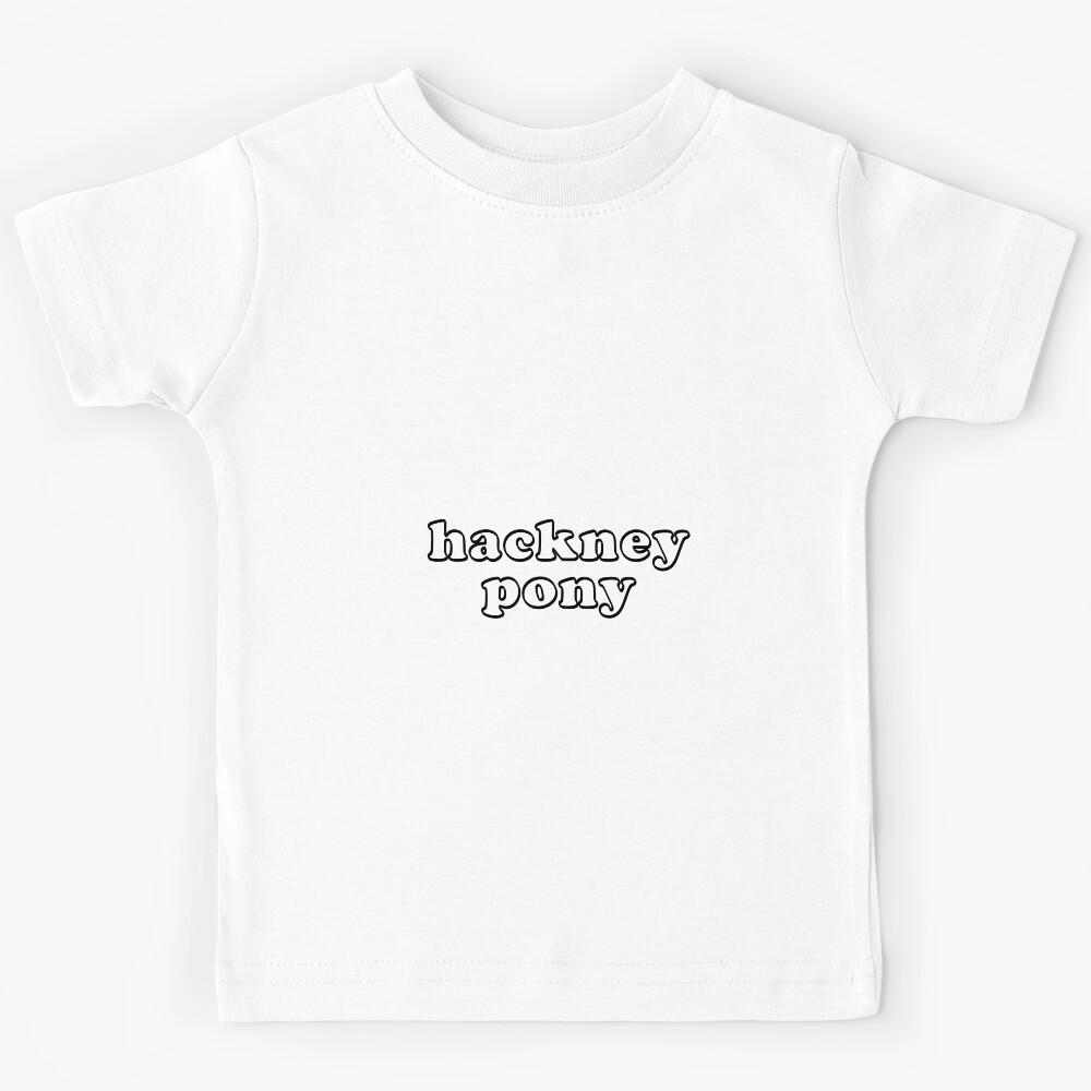 Hackney Pony Bubble Letters Kids T-Shirt 160