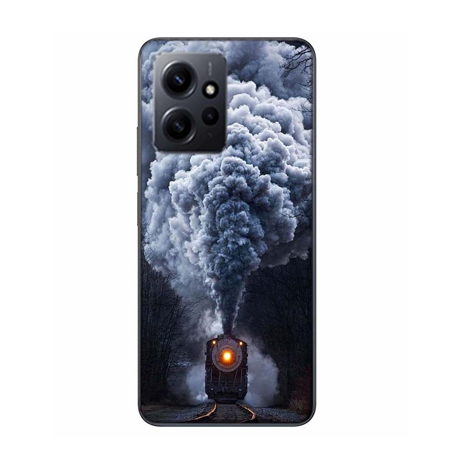 Steam Train Phone Case For Redmi Note 14 15 Pro 5G 13 12 Pro Plus 11 11T 11E 11S 10 Pro 10S 9 9S Cover Cell Clear TPU Capa Compa