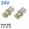 2PCS 24V Side Light Bulbs LED Hella Spot Bulbs HGV Replacement for Trucks Interior Light Bulbs 149 246 R5W R10W 8 SMD BA15s