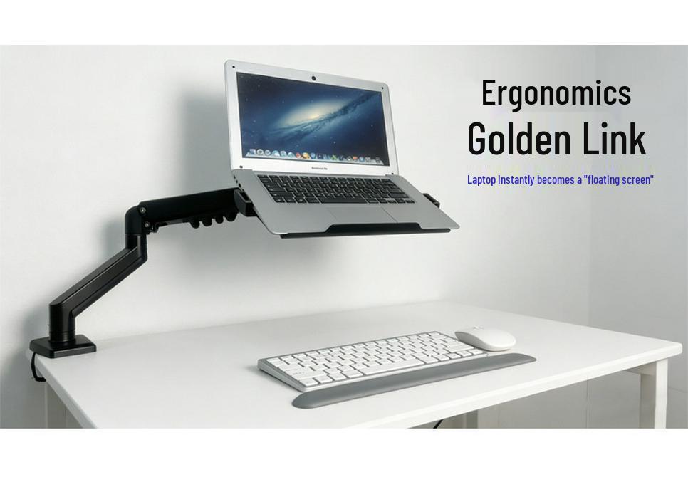 Mechanischer Arm Laptopständer mit einstellbarer Kühlung und Höhe