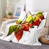 Büffelkaros Ahorn Flanell Decke Weiche Überwurfdecke Blätter Eicheln Kürbisse Libelle Schmetterling Sofa Bett Dekor Halloween Geschenke