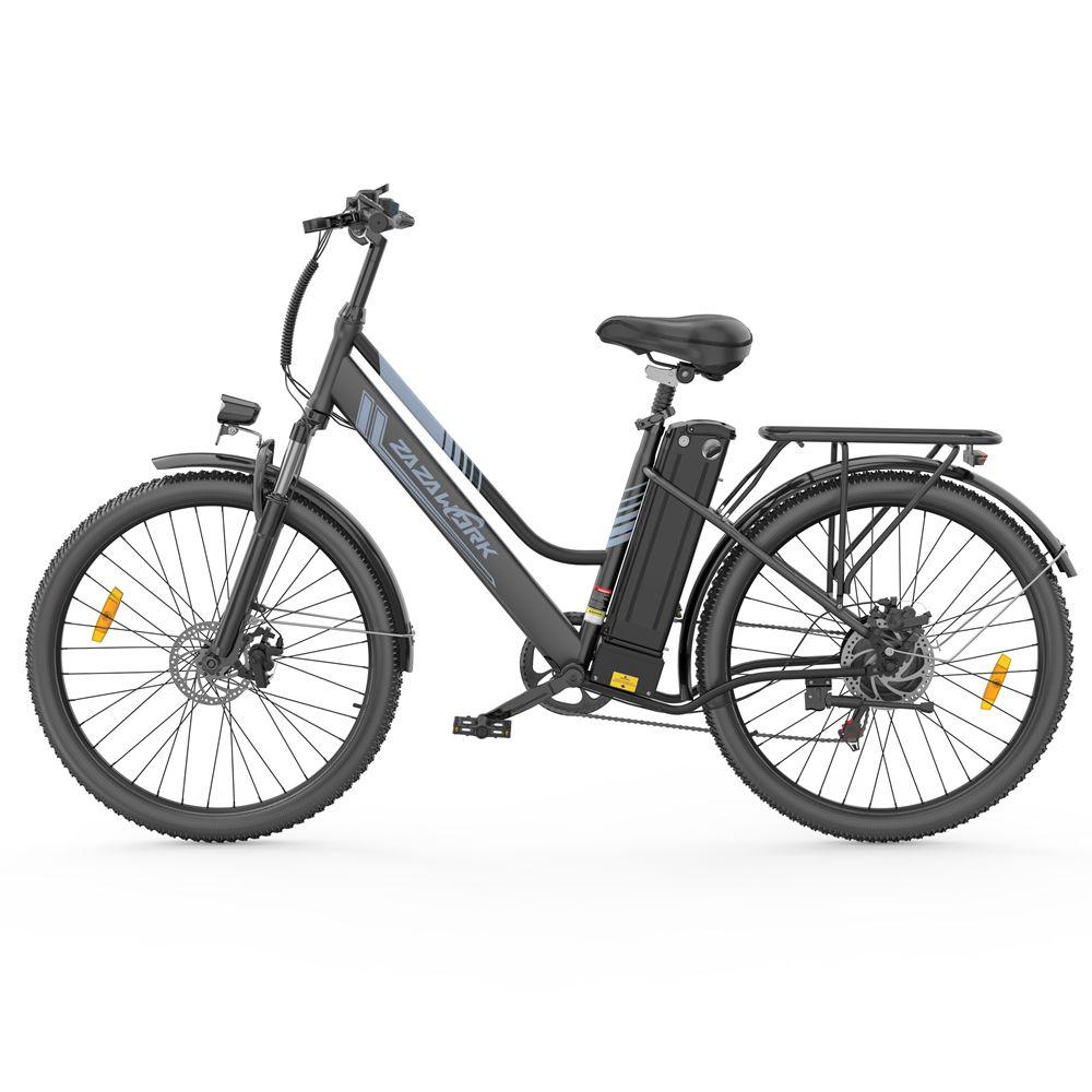 Electric Bicycle Zazawork C26 Pro 26" Tire 250W Motor City Electric Bike For Adult Top Speed 25Km/h Dual Disc Brakes 36V 20Ah Max Load 120Kg
