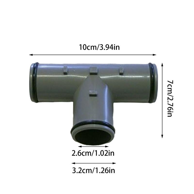 Pool T Connector High Compatibility Pool Hose Splitters Pool Hose T Splitter Pool Hose T Joint Connector Pool Split Hose