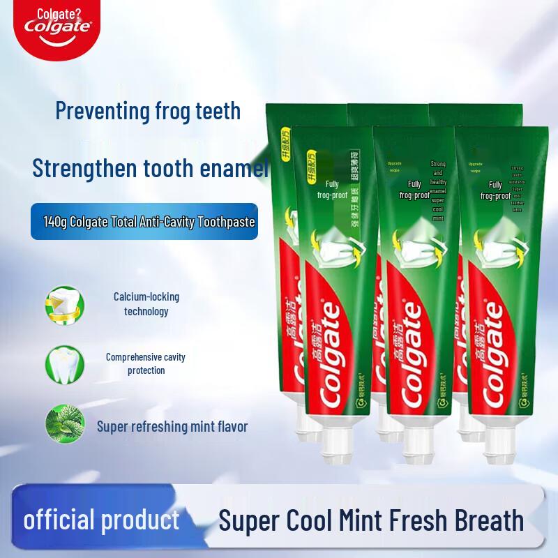 Зубная паста Colgate Total Защита от кариеса Мята 140 г x 6 шт.