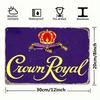 Vintage Tin Metal Sign for Bar  Man Cave Crown Royal Whiskey Wall Decor