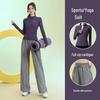 Damen Slim-Fit Atmungsaktiver Badmintonanzug - Herbst/Winter Schnelltrocknendes Sportbekleidungsset mit Reißverschluss und langen Ärmeln