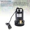 Direct Current Submersible Pump 220W 26ft Lift 1in Stainless Steel Dia for Farming Garden Irrigation Watering Black