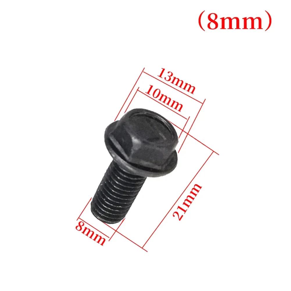 10 Stück Sägeblatt-Schraube M8 M7 M6 Linksgewinde Sechskant-Flansch 6mm/7mm/8mm Für Schneidmaschine Werkzeugteile Hohe Festigkeit und Härte