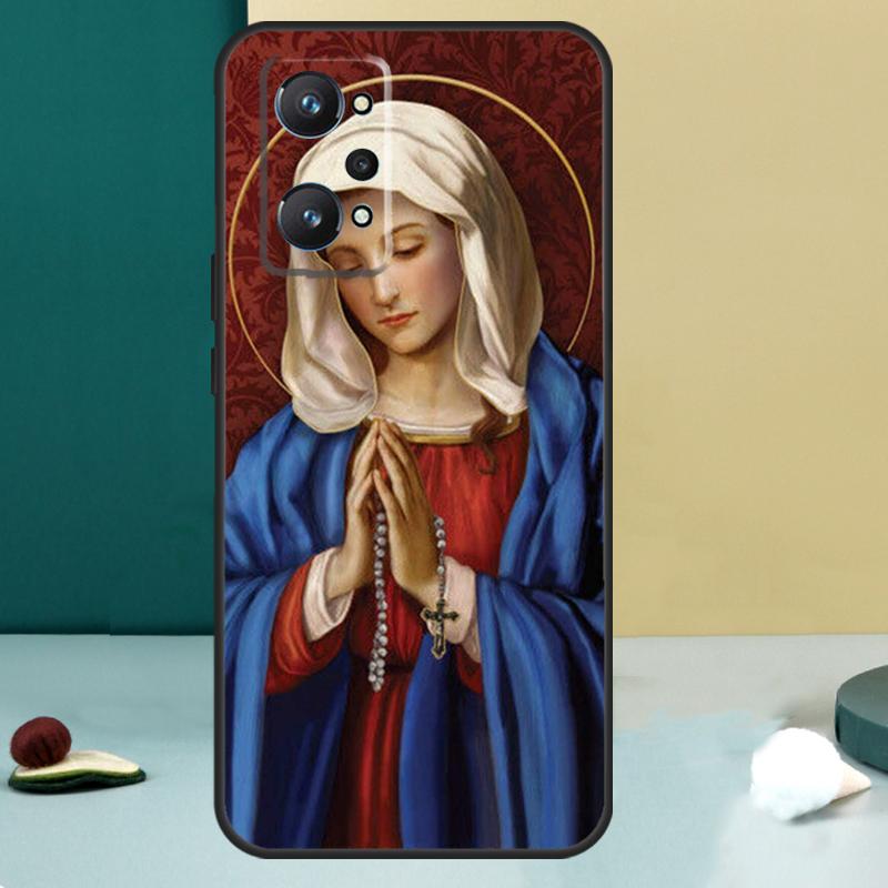 Virgin Mary For Realme GT 6T 5 6 GT 7 Pro C67 C75 C61 C55 C53 C51 C21Y C25S 10 11 12 13 14 Pro Plus Case