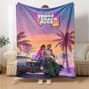 Grand Theft Auto Blanket Ultra-Soft Perfect for Chair Bedding Office Chair for All Seasons Warmthful Decor Gift for Travel Home Birthdays