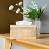 Tissue Box Vintage Coffee Table Organizer, Moisture-Proof Desktop Storage Tissue Holder Meal Paper Storage Toilet Paper Storage