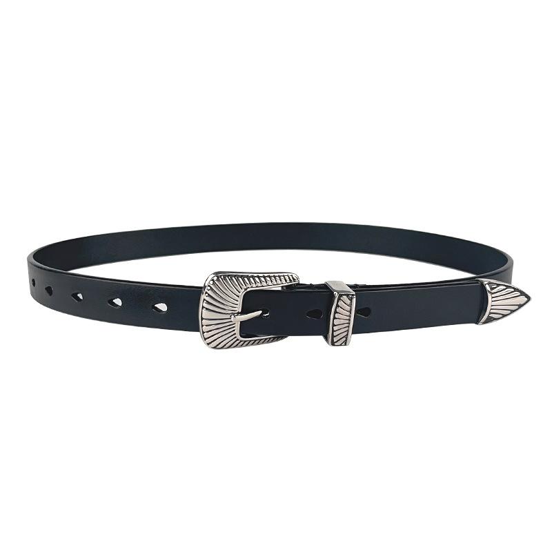 

Top Layer Cowhide Retro Women s Belt with Casual Pants Jeans Women s Versatile Fashion Women s Belt 105cm