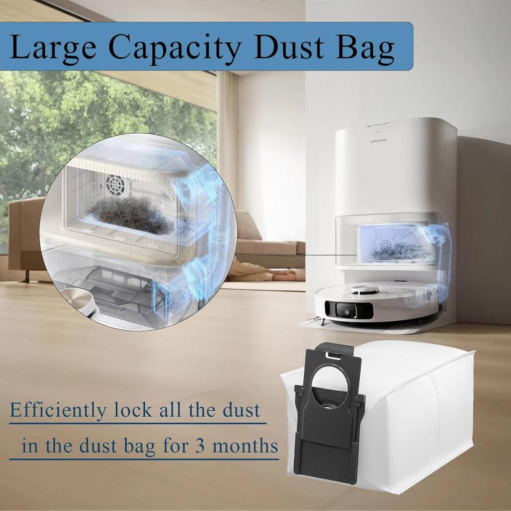 For Dreame X40 Ultra / X40 Ultra Complete / X40 Pro / S30 Pro Ultra Robot Vacuum Cleaner Main Brush Mop Hepa Filter Dust Bag