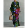 1116 European and American spring new printing temperament round neck versatile casual loose two-piece set