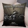 Colorful Motorcycle Cushion Cover Decor Vintage Style Bike Race  Pillowcase Soft Plush Pillow Case for Sofa Home Car 45x45cm