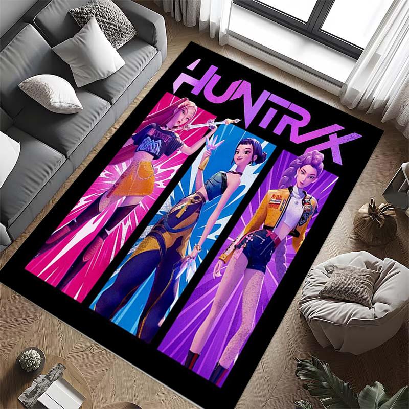 Dynamic Warriors: Action Adventure carpet Doormat Suitable for all seasons Art Office chair cushion Protective pad