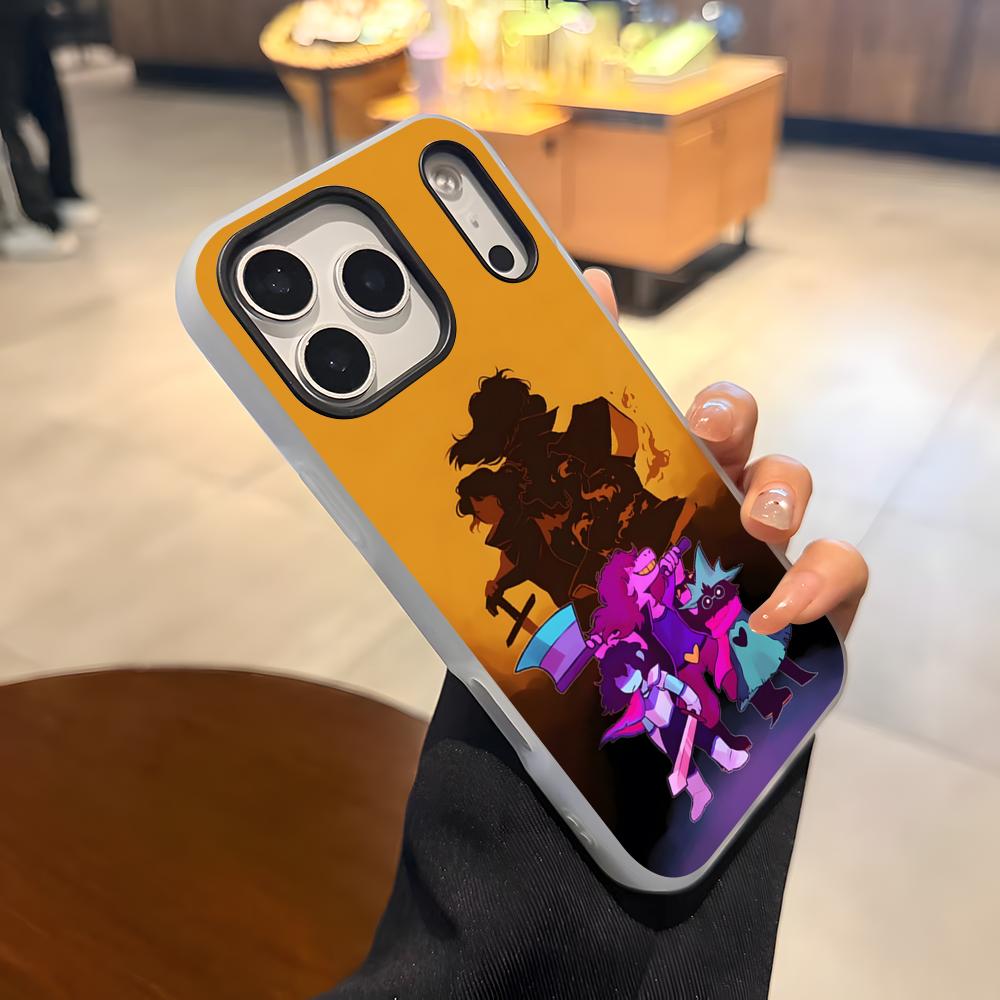 Game D-D-Deltarune Phone Case For IPhone 17 Air 16 E 15 14 Plus 13 12 11 Pro Max Jelly 2 In 1 Protective Case