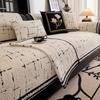 Spring and Autumn New Plush Sofa Cushion Autumn Advanced Sense One Piece Straight Non-slip Cushion Sofa Cover Towel