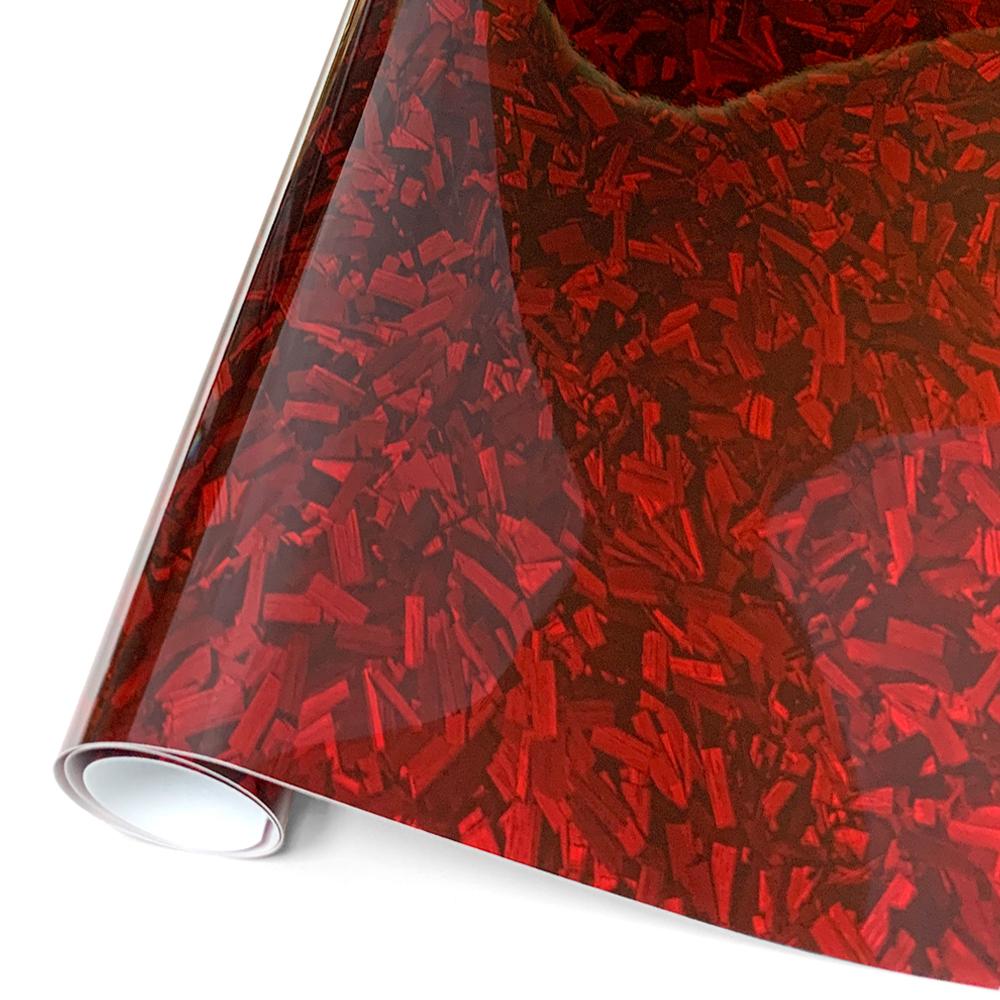 Folie Vinil Wrap Fibră de Carbon Floare Consumabile Auto Caroserii Auto PET Accesorii Motocicletă Auto Impermeabil Fără Bule Film Autoadeziv