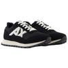 Armani Exchange Lace-Up Flat Round Toe Spliced Lightweight Outdoor Sneakers Low-Top Casual Shoes 3.5cm Men sneakers Black XM001960AF19388MC024