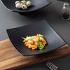 ZISIZ Ceramic High-Footed Square Serving Plate