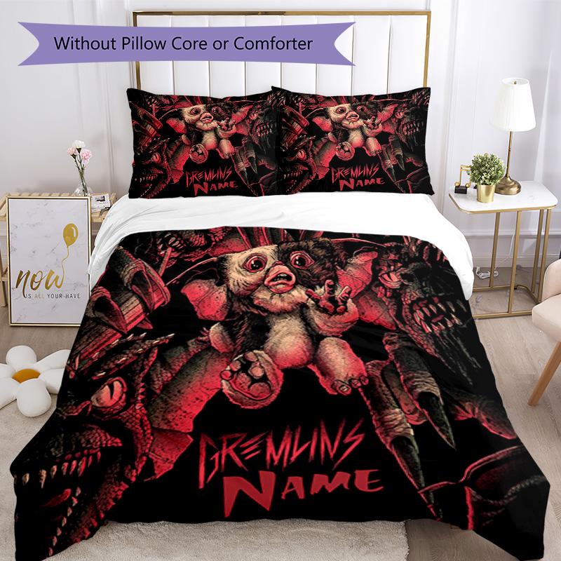 Warner Bros. Film (9) Set Biancheria da Letto Personalizzabile con Nome Copripiumino Traspirante con Federe Decorazione per la Casa Regalo di Compleanno