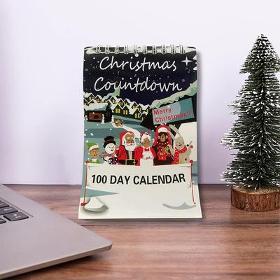 Interaktiver Weihnachts-Countdown-Kalender - Lustiges und Exquisites Bastelspielzeug zur Türmontage Ungiftig 100 Tage