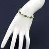 Exquisite Green Zircon Bracelet - Trendy Luxury Fashion with Celebrity-Inspired Design