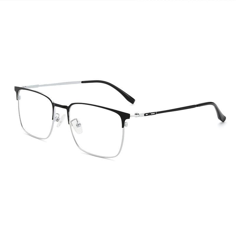 Ultra-Light Men s Metal Eyeglass Frame for Myopia - Large Face Slimming Design