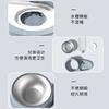 Automatic Non Overturn Stainless Steel Cat Food And Water Feeding Bowl For Pet Cats