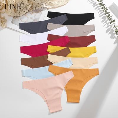 Seamless Panties For Women Solid Color Briefs Soft And Ice Silk Underwears