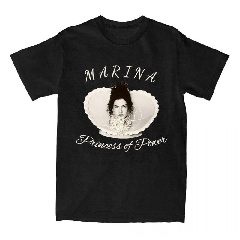 MARINA PRINCESS OF POWER Album T-shirt Summer S чёрный