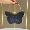 Butterfly Bag - Exquisite Designer Evening Dress Crossbody Bag with A Red Pocket