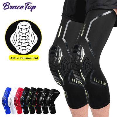 Bracetop 1Pair Adult Knee Pad Bike Cycling Protection Elbow Basketball Sports Knee Pads Knee Leg Covers Anti-Collision Protector