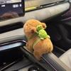 Cute Capybara Slap Bralets Stuffed Animal Capybara Doll Huggers Snap Ring Band Plush Toy Wrist with Turtle Kid Toy Gift