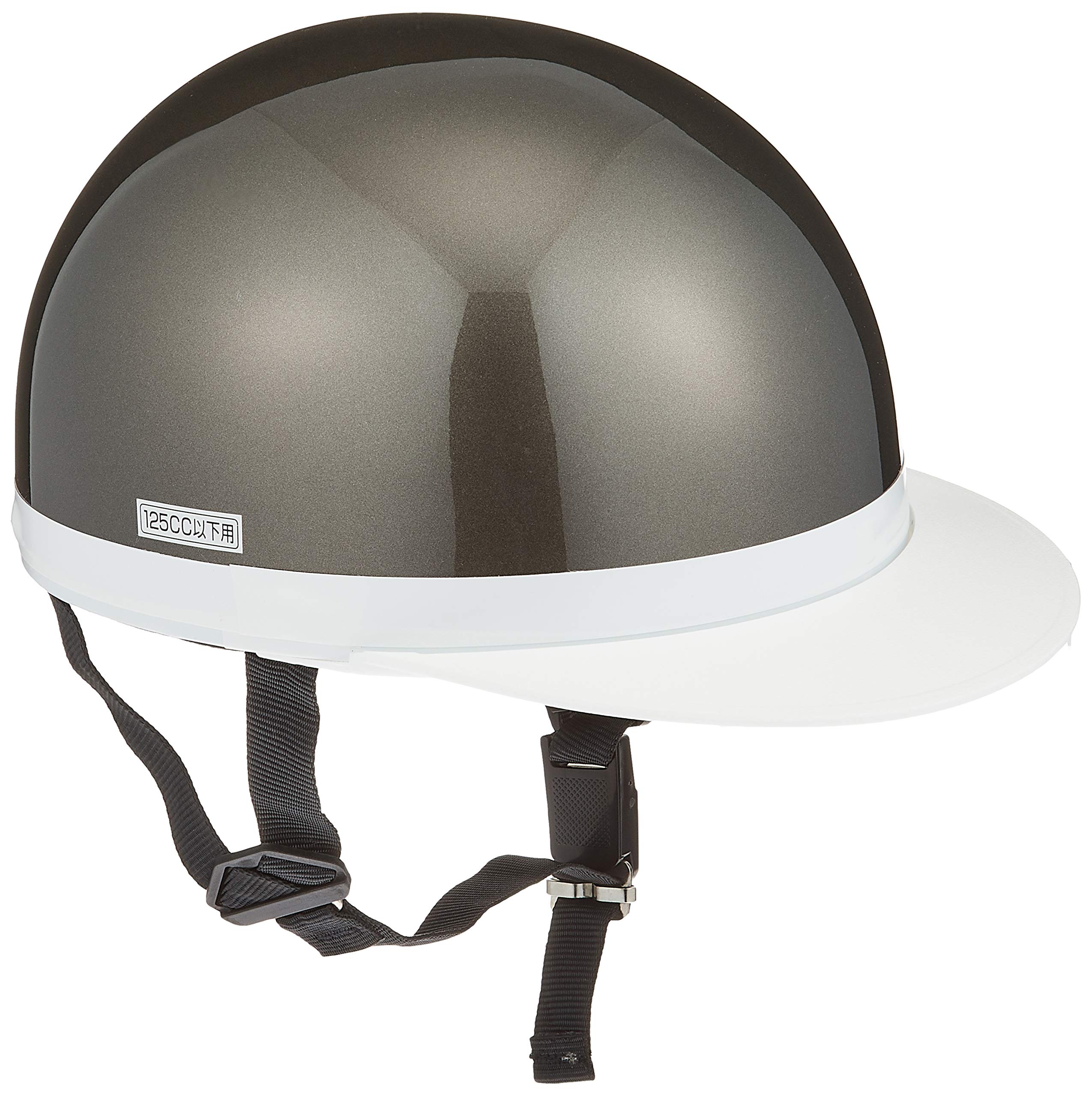 

Центр запчастей для велосипедов Шлем Полубелый Козырек Графитовый Универсальный размер (Окружность головы 57см~59см) 7103