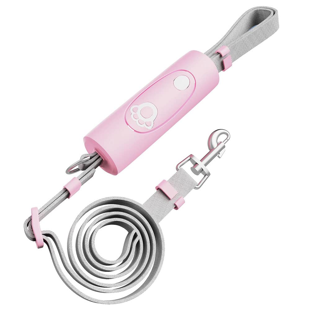 

Гланер Поводок-помощник для питомца Предотвращает побег собак Светоотражающий Запирающийся Для стресса в больнице Удобный для прогулок Поводок, Поводок, Поводок, розовый