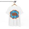 We Shall Overcome Retro Folk T Shirt - Vintage 60s Groovy Flower Lyric Design