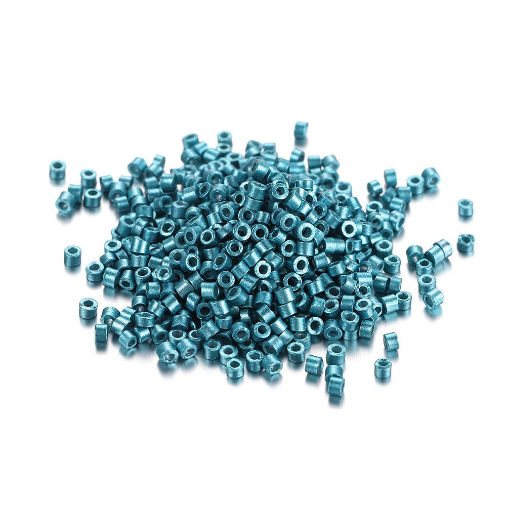Handgefertigtes DIY Saatperlen-Set: 25 Farben, 2 mm, 1800 Stück, Röhrenzubehör