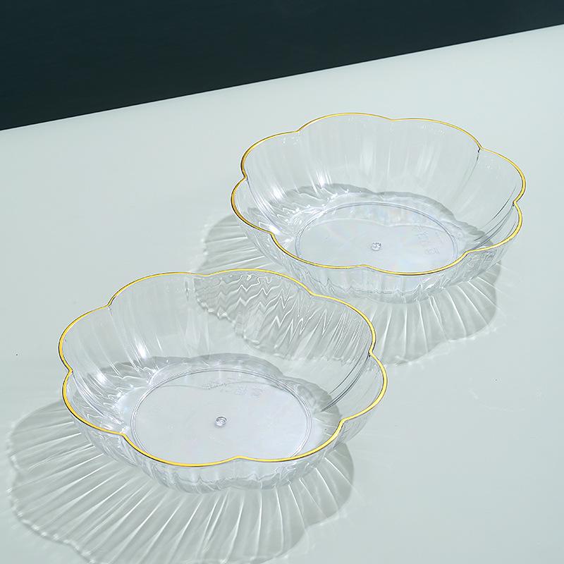 Fruit Plate Household Living Room Coffee Table Fruit Plate High-End Fruit Basin Plate Snack Plate Fruit Basket Fruit Basin