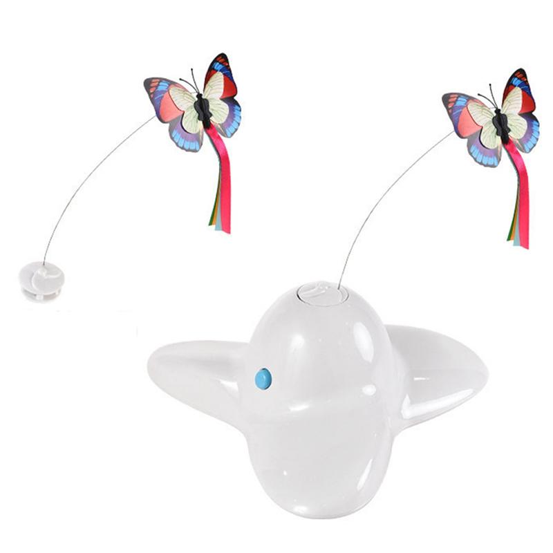 M-Moderno-Movimento Rotante Attivato Farfalla Divertente Intelligente Interattivo Insetto Sbattente Automatico Puzzle Gatto B