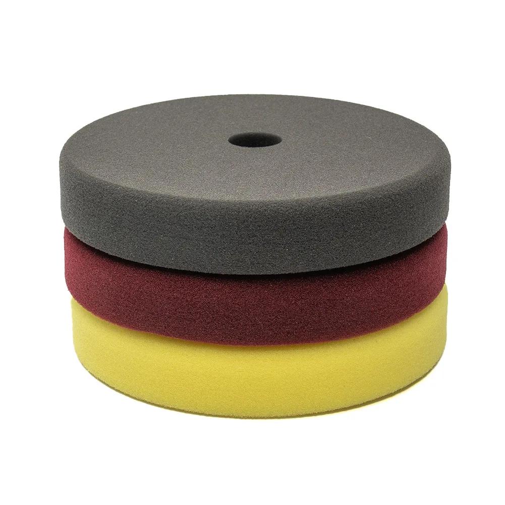 

3PCS Sponge Buffing Pads Foam Polishing Pads Kit 7in Sanding Disc For Car Waxing Made Of High Quality Material A