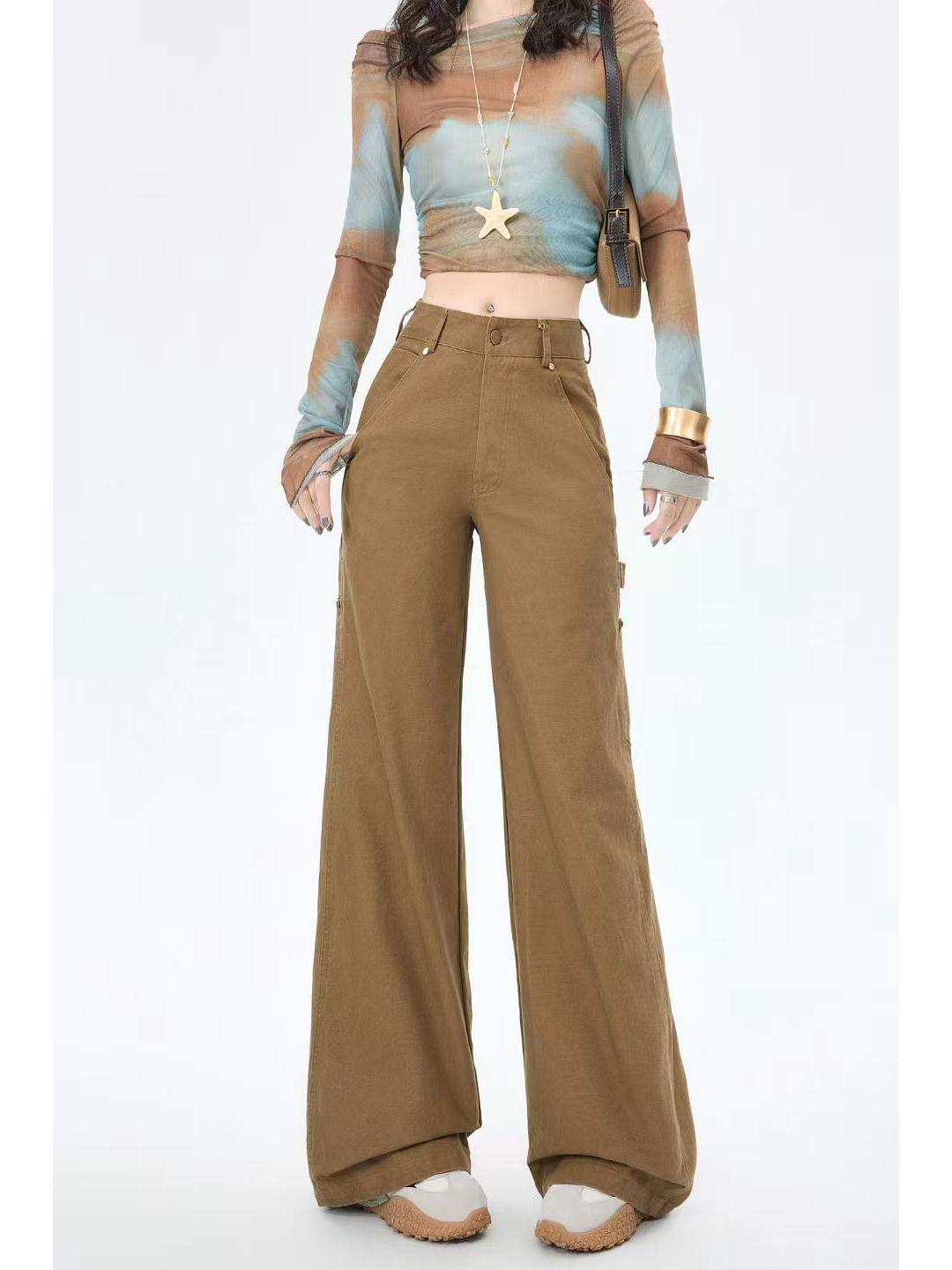 

Women s Modern Stylish Versatile Wide-Leg Work Pants - 2026 Spring Collection X-Large хакі